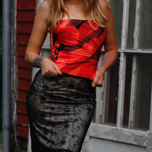 bebe Dresses & Skirts - bebe Sequined Midnight Skirt